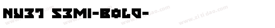 Nyet Semi-Bold字体转换